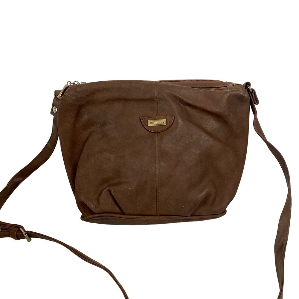 Bellezza Brown Leather Purse